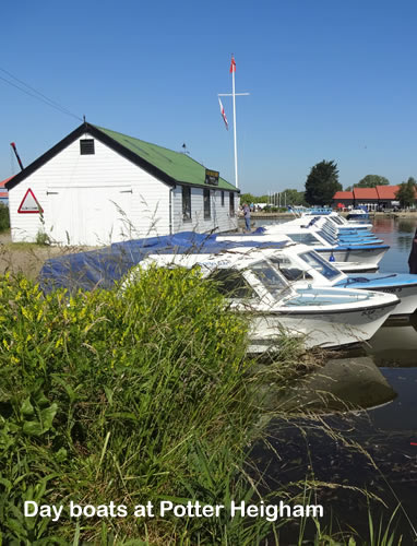 Day boats at Potter Heigham />

      <div class=